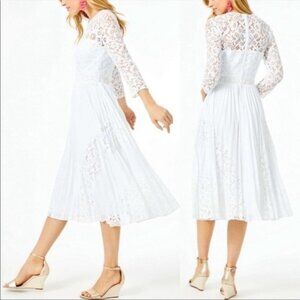 Lilly Pulitzer Aiden Midi Dress Size 8 Resort White NWT
